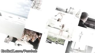 El esposo se folló a su esposa y a su amiga, atrapándolas por afecto lésbico