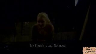 La rusa Lola follada en el auto