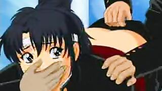 Sensei enloda un gangbang duro con una estudiante tetona