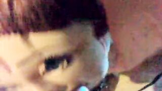 Licenciatura corrida Muñeca de goma en boca