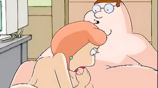 Peter Griffin follando a Lois esposa en el culo en el lugar de trabajo