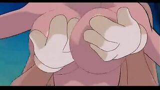 Follando gofi y clavija en la caricatura "gufi y su equipo"