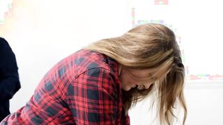 Silencio Misceláneo Lobo Culo Mujeres Estudiantes a Puntos Rojos