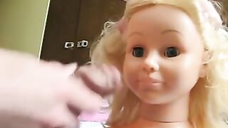 Monje del monasterio de Solovetsky Muñeca corrida en la cara, mejorando a un miembro