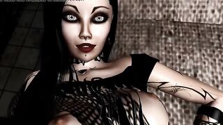 Strippers goth chupa polla y folla barman