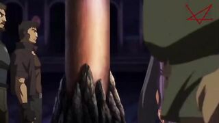 El rey observa cómo dos monstruos de Marsh Missters