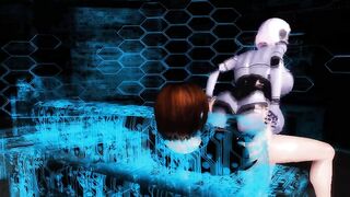 Gick creó y follada mujer android con gran culo rodante