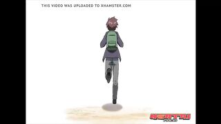 Estudiante japonés divorciado a un limpiador tetona de la universidad.