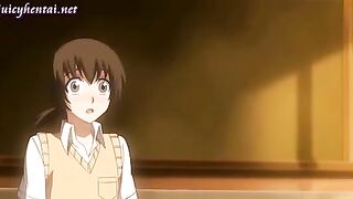 Manter de laboratorio follada a un estudiante tetona en el suelo en la clase