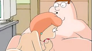 Sexo anal Lois y Peter Griffin en la oficina.