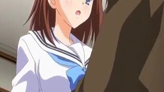 El profesor llenó el apretado coño de una estudiante japonesa con un semen