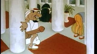 La polla de un jeque borracho caminó entre todas las pollas de un harén