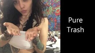 Skank tatuado sin cerebro